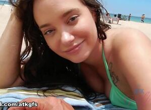 Another Day On The Beach With Gia -